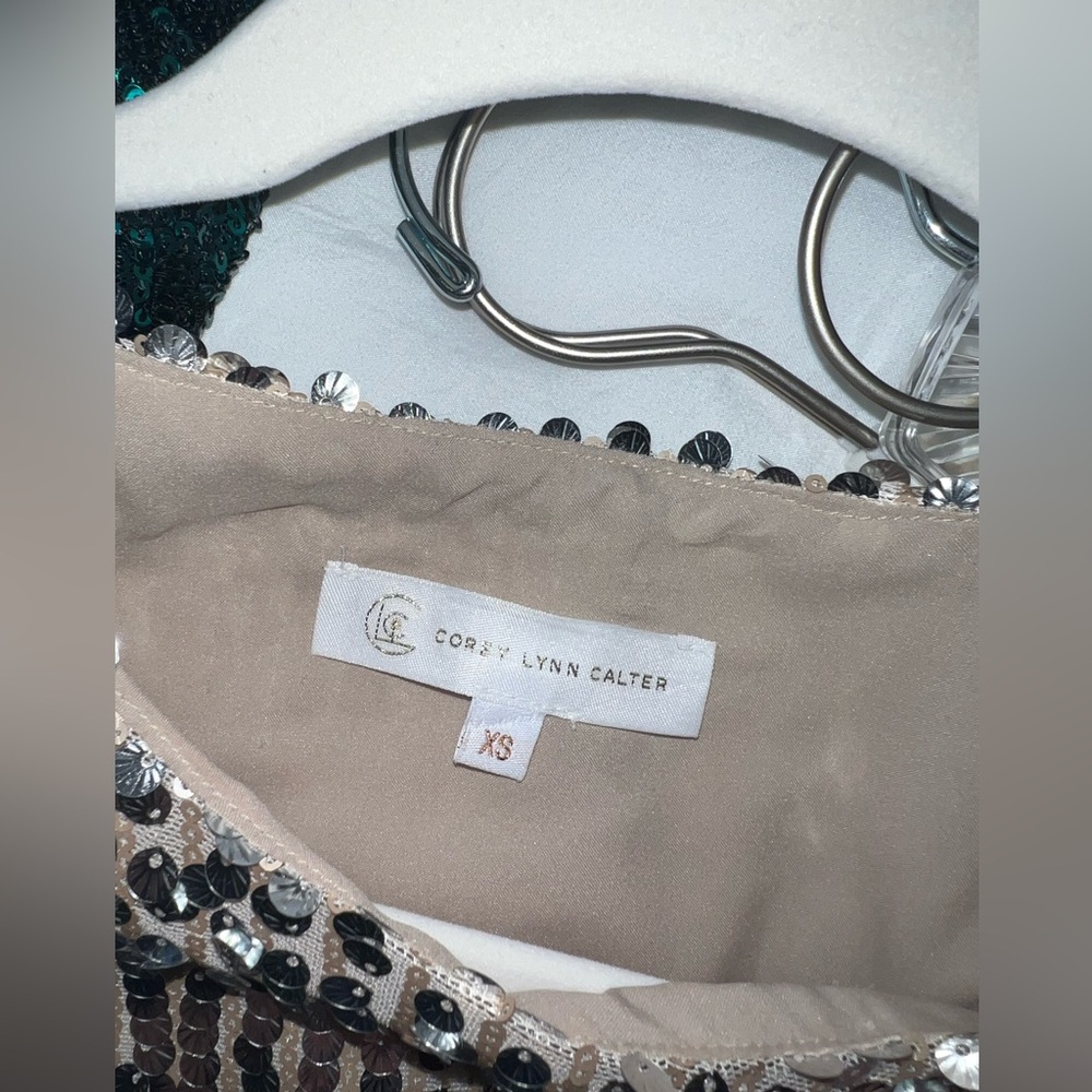 Silver Sequin Top - image 3